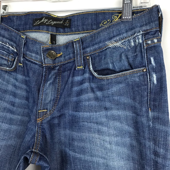 Lucky Brand Legend Zoe Mid Rise Bootleg Jeans - Picture 3 of 8
